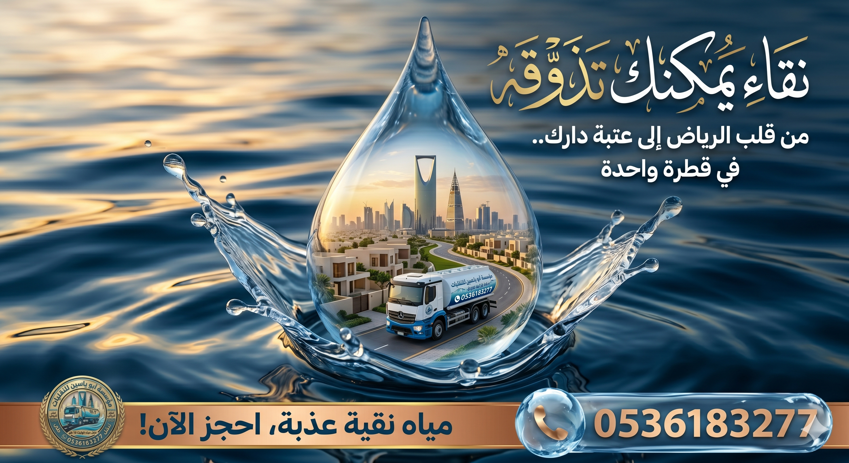 أسعار وايت ماء: تأكيد السعر قبل التحرك في شرق الرياض